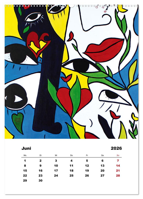 Pop Art - Atelier Zippo (CALVENDO Premium Wandkalender 2026)