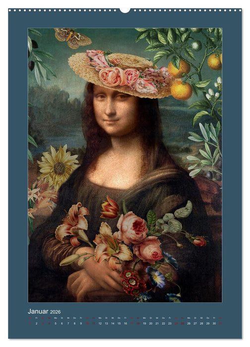 Alte Meister neu interpretiert (CALVENDO Wandkalender 2026)