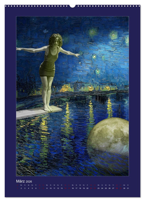 Alte Meister neu interpretiert (CALVENDO Wandkalender 2026)