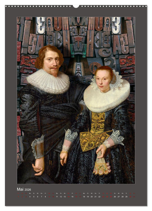 Alte Meister neu interpretiert (CALVENDO Wandkalender 2026)