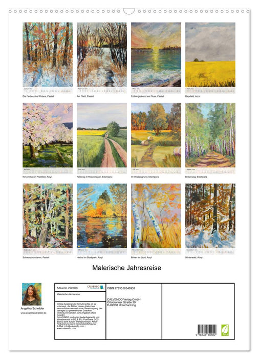 Malerische Jahresreise (CALVENDO Wandkalender 2026)