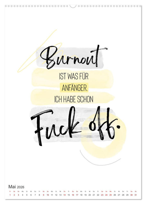 Mit Humor durch den Arbeitstag (CALVENDO Wandkalender 2026)