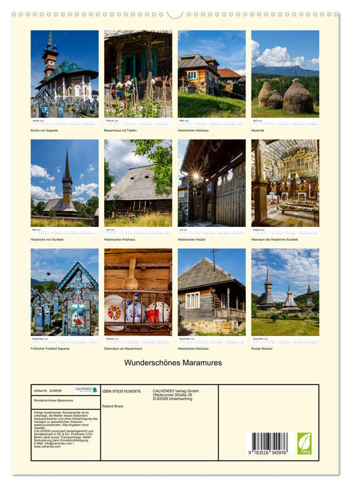 Wunderschönes Maramures (CALVENDO Premium Wandkalender 2026)