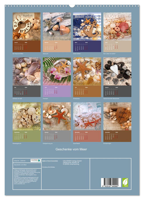 Geschenke vom Meer (CALVENDO Premium Wandkalender 2026)