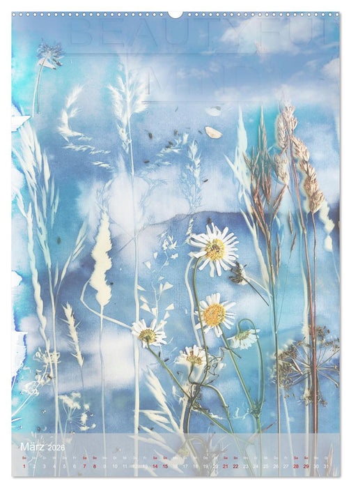 Der Scrapbook-Kalender:Fantasievolle Hintergründe zur kreativen Ausgestaltung (CALVENDO Premium Wandkalender 2026)