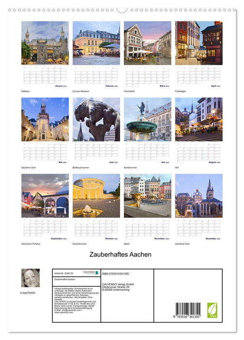 Zauberhaftes Aachen (CALVENDO Premium Wandkalender 2026)