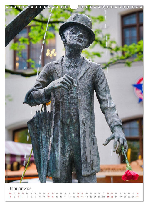 Bücher, Literaten, literarische Figuren (CALVENDO Wandkalender 2026)