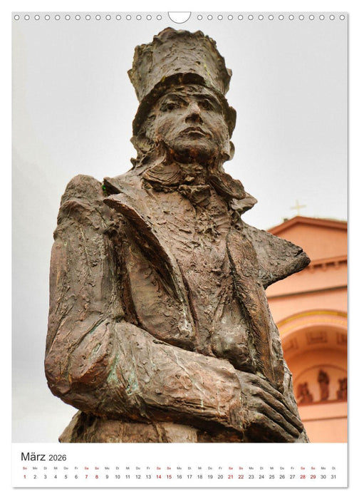 Bücher, Literaten, literarische Figuren (CALVENDO Wandkalender 2026)