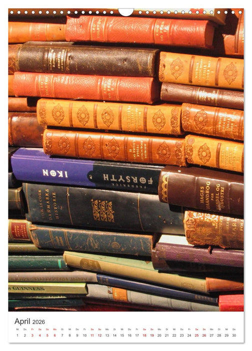 Bücher, Literaten, literarische Figuren (CALVENDO Wandkalender 2026)