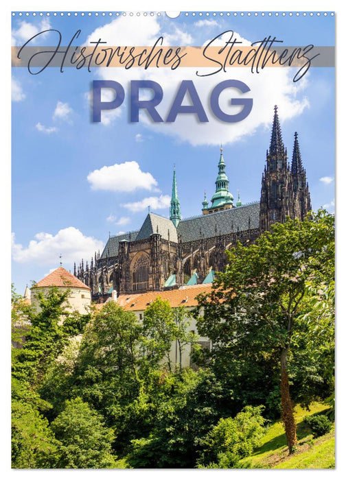 PRAG Historisches Stadtherz (CALVENDO Wandkalender 2026)