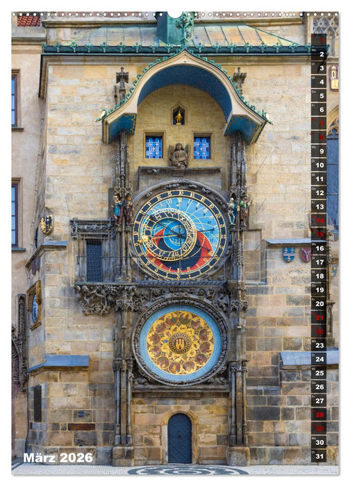 PRAG Historisches Stadtherz (CALVENDO Wandkalender 2026)