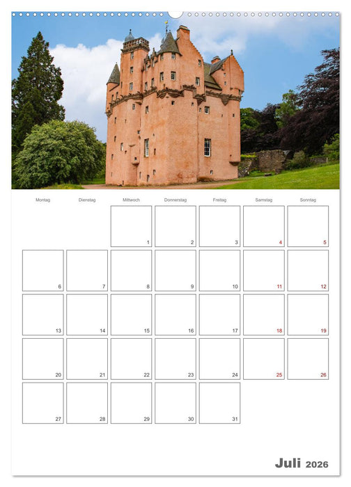 Schottland Impressionen - Schlösser und Whisky (CALVENDO Premium Wandkalender 2026)