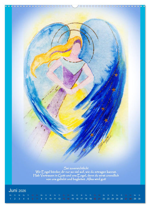 Horch, was die Engel zu dir sagen... (CALVENDO Premium Wandkalender 2026)