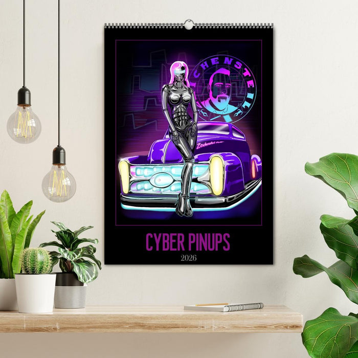 CYBER PINUPS (CALVENDO Wandkalender 2026)
