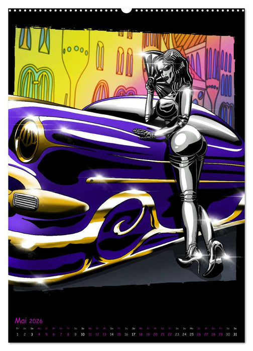 CYBER PINUPS (CALVENDO Wandkalender 2026)