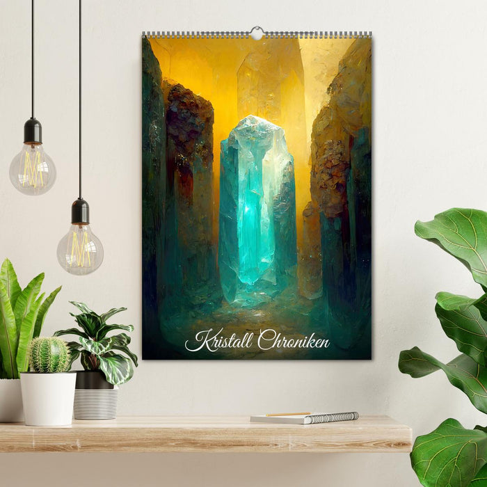 Kristall Chroniken (CALVENDO Wandkalender 2026)
