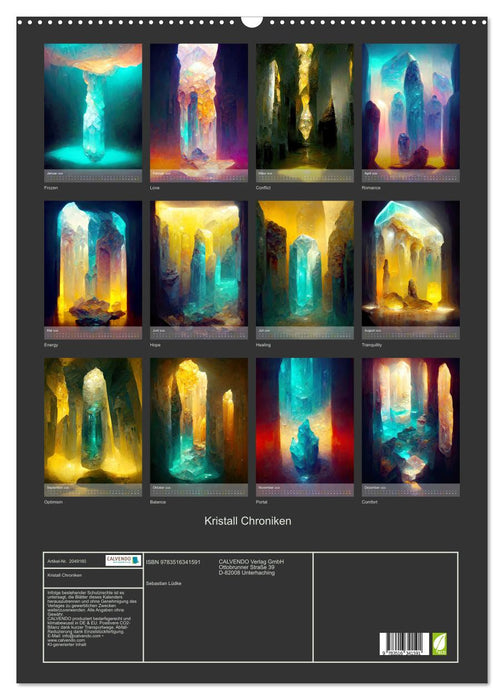 Kristall Chroniken (CALVENDO Wandkalender 2026)