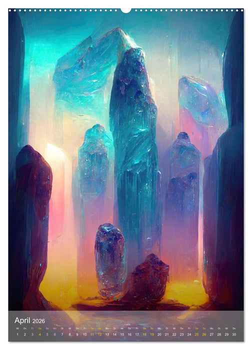 Kristall Chroniken (CALVENDO Wandkalender 2026)