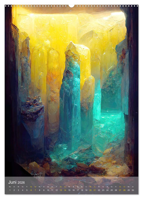 Kristall Chroniken (CALVENDO Wandkalender 2026)