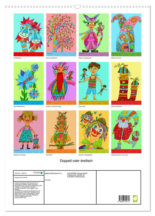 Doppelt oder dreifach (CALVENDO Wandkalender 2026)