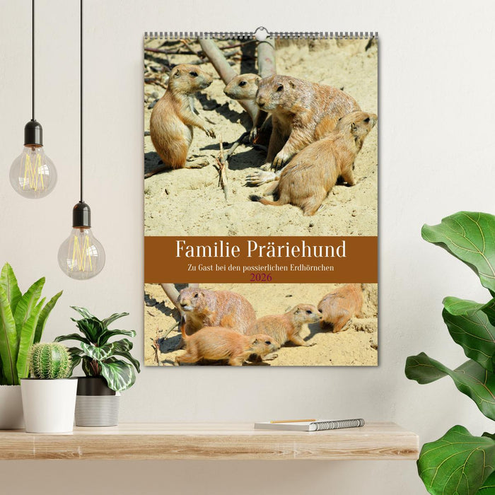 Familie Präriehund (CALVENDO Wandkalender 2026)
