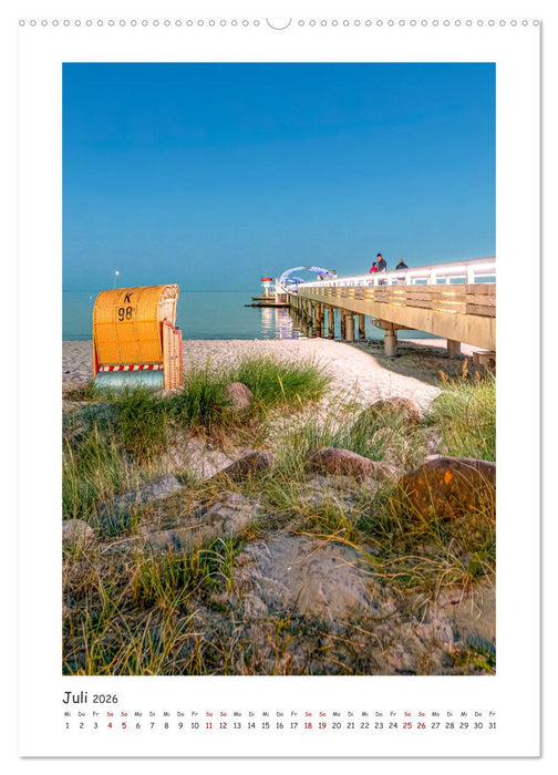 Lübecker Bucht Seebäder an der Ostsee (CALVENDO Premium Wandkalender 2026)