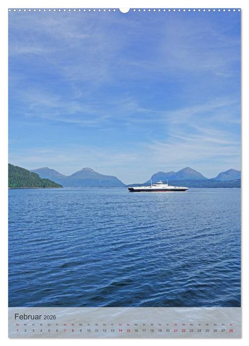 Unterwegs in Norwegen - Mit dem Wohnmobil an schönen Orten verweilen (CALVENDO Premium Wandkalender 2026)