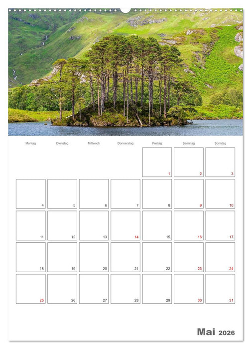 Schottland - Reiseplaner (CALVENDO Wandkalender 2026)