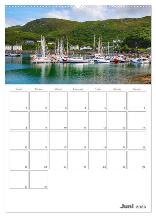 Schottland - Reiseplaner (CALVENDO Wandkalender 2026)