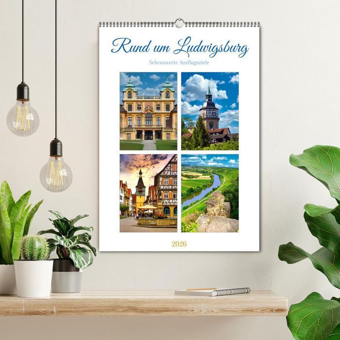 Rund um Ludwigsburg (CALVENDO Wandkalender 2026)