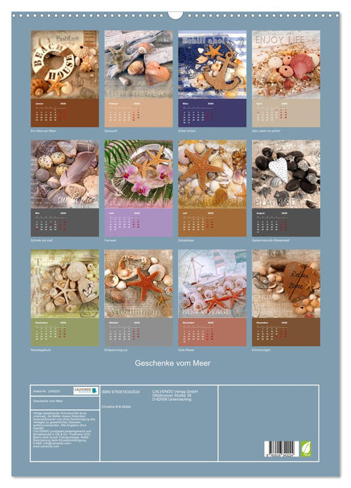 Geschenke vom Meer (CALVENDO Wandkalender 2026)