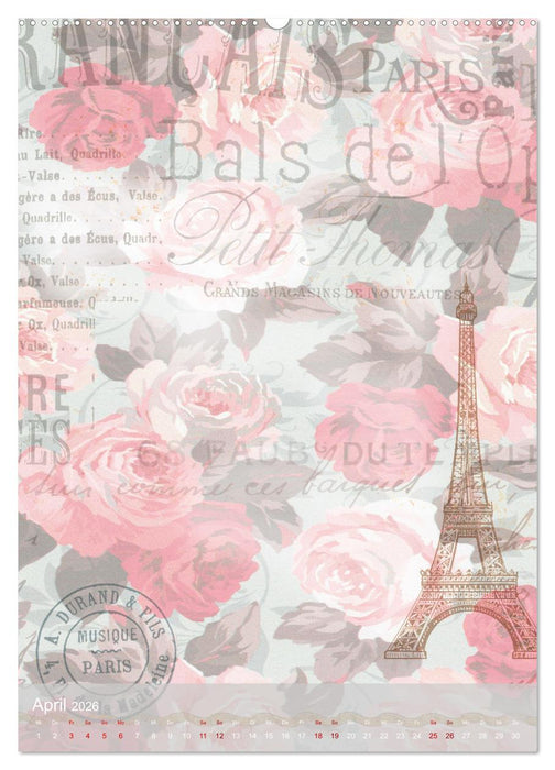 Der Scrapbook-Kalender:Fantasievolle Hintergründe zur kreativen Ausgestaltung (CALVENDO Wandkalender 2026)