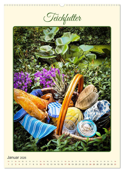 Aus Liebe: Picknick für Zwei (CALVENDO Wandkalender 2026)