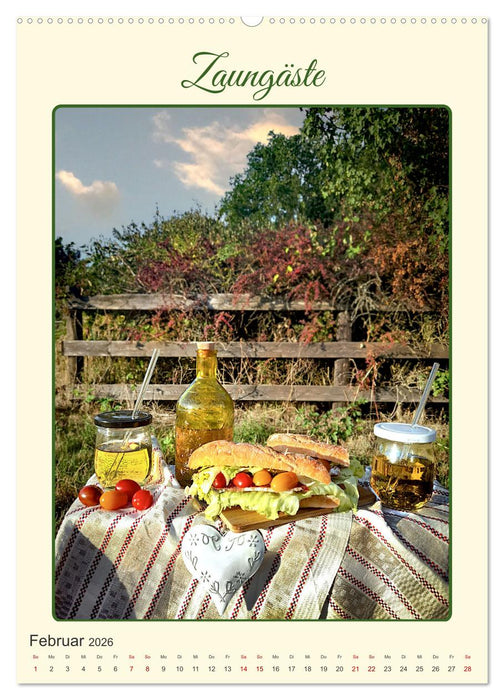 Aus Liebe: Picknick für Zwei (CALVENDO Wandkalender 2026)