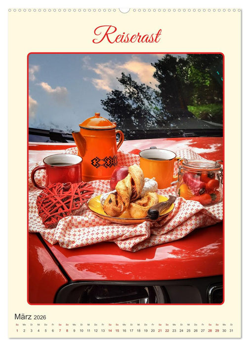 Aus Liebe: Picknick für Zwei (CALVENDO Wandkalender 2026)