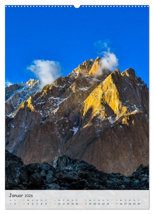 Bergriesen des Karakorum (CALVENDO Wandkalender 2026)