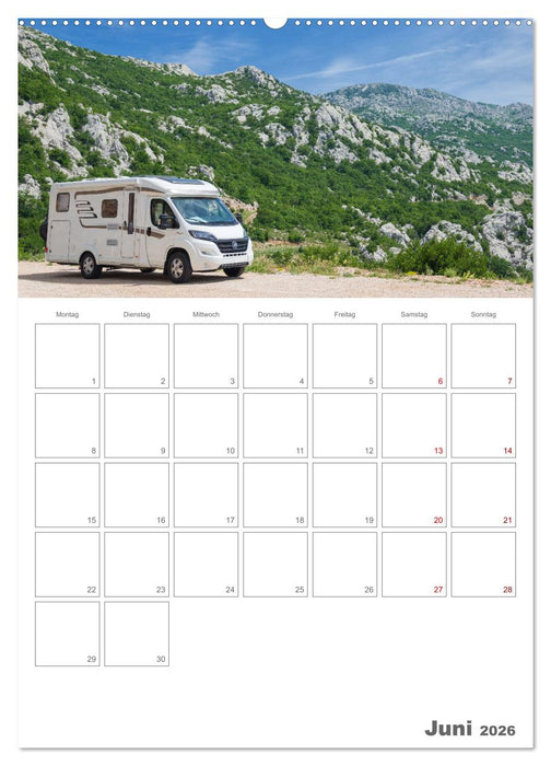Wohnmobil Jahresplaner (CALVENDO Wandkalender 2026)