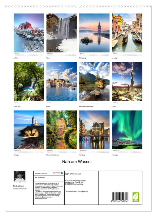 Nah am Wasser (CALVENDO Premium Wandkalender 2026)