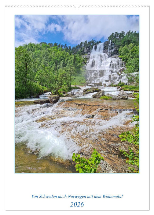 Skandinavien entdecken - Von Schweden nach Norwegen mit dem Wohnmobil (CALVENDO Wandkalender 2026)