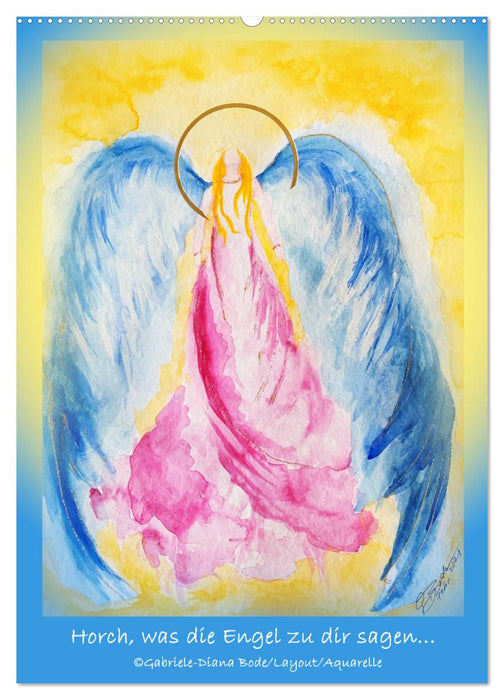 Horch, was die Engel zu dir sagen... (CALVENDO Wandkalender 2026)