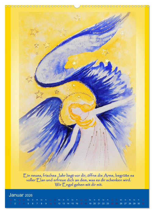 Horch, was die Engel zu dir sagen... (CALVENDO Wandkalender 2026)