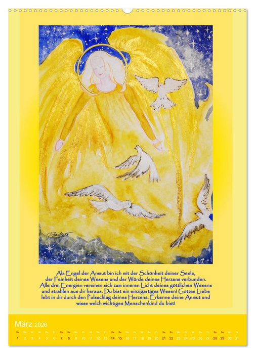 Horch, was die Engel zu dir sagen... (CALVENDO Wandkalender 2026)