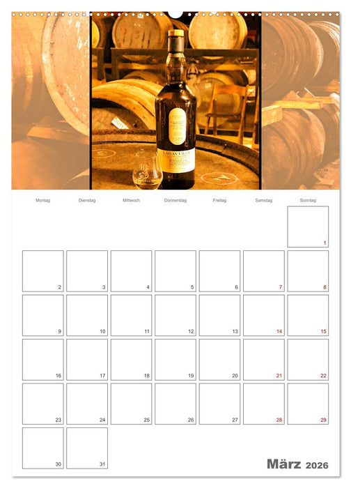 Schottland Impressionen - Schlösser und Whisky (CALVENDO Wandkalender 2026)
