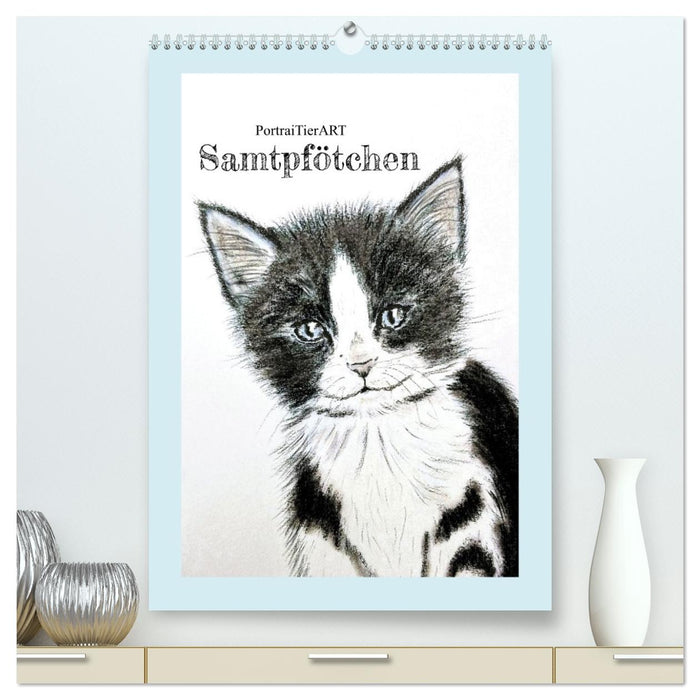 PortraiTierART Samtpfötchen (CALVENDO Premium Wandkalender 2026)