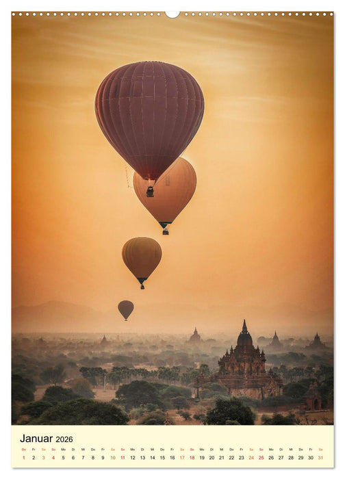 Reisen - die Welt erwartet dich (CALVENDO Premium Wandkalender 2026)