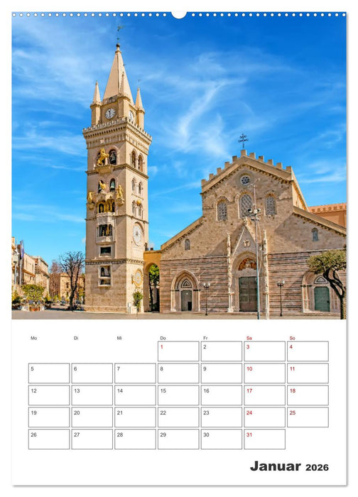 Messina - Reiseplaner (CALVENDO Premium Wandkalender 2026)