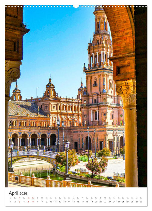 Spanien - Tapas, Flamenco und Sangria (CALVENDO Wandkalender 2026)