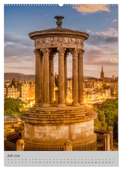 EDINBURGH Historisches Stadtherz (CALVENDO Premium Wandkalender 2026)