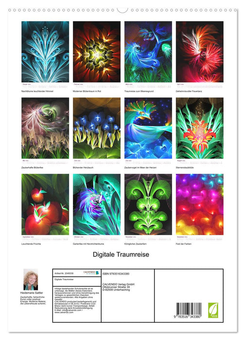 Digitale Traumreise (CALVENDO Premium Wandkalender 2026)