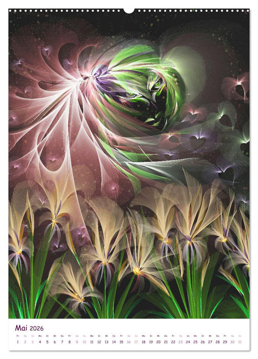 Digitale Traumreise (CALVENDO Premium Wandkalender 2026)